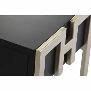 Metal wood aluminium coffee table DKD Home Decor 150x36x48 cm image-1