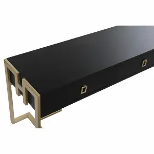 Metal wood aluminium coffee table DKD Home Decor 150x36x48 cm image-2