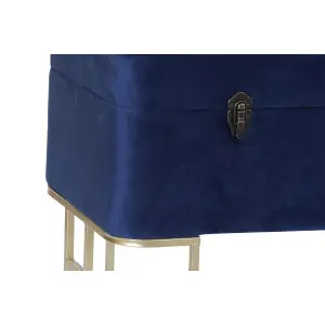 Metal and velvet bench seat DKD Home Decor image-4