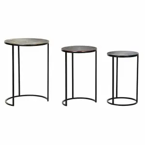 Nesting coffee table DKD Home Decor 44x44x61 cm (x3) image-0