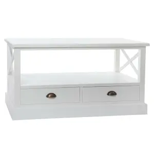 Ξυλινό χαμηλό τραπέζι DKD Home Decor 108x48x56,5 cm image-0