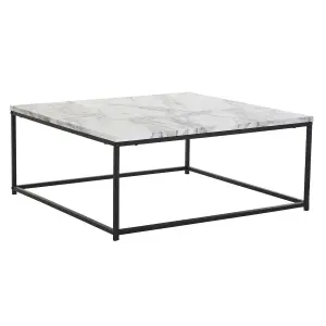 Modern adjustable coffee table in metal wood mdf DKD Home Decor image-0