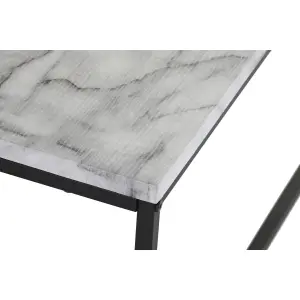 Modern adjustable coffee table in metal wood mdf DKD Home Decor image-1