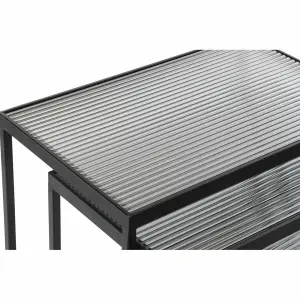 Γκοφρέτες τραπεζάκια DKD Home Decor 58x36,5x53,5 cm (x3) image-2
