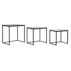Γκοφρέτες τραπεζάκια DKD Home Decor 58x36,5x53,5 cm (x3) image-0