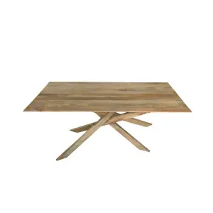 Τραπέζι φαγητού από φυσικό ξύλο μάνγκο DKD Home Decor 180x90x76 cm image-0