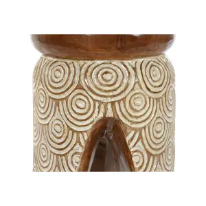 Side table in albassia wood DKD Home Decor image-2