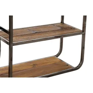 Ράφι με καθρέφτη από ξύλο και μέταλλο DKD Home Decor image-3