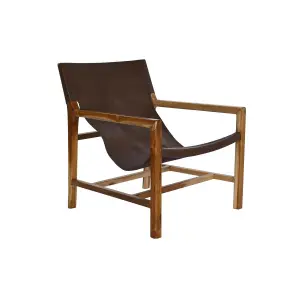 Teak armchair DKD Home Decor 66x73x77 cm image-2