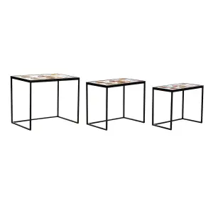 Side table DKD Home Decor 60x40x50 cm (x3) image-0