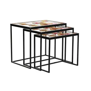 Side table DKD Home Decor 60x40x50 cm (x3) image-1