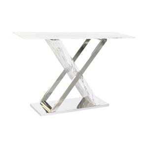 Glass and steel console DKD Home Decor