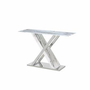 Glass and steel console DKD Home Decor image-2