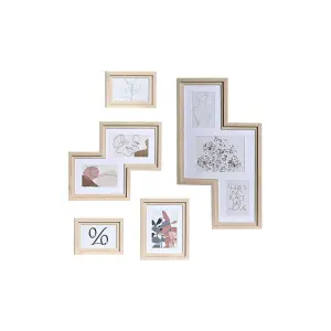 Κρεμαστή θήκη φωτογραφιών από γυαλί DKD Home Decor Urban image-0