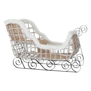 s3035866-christmas-sleigh-decoration-dkd-home-decor-white-one-size