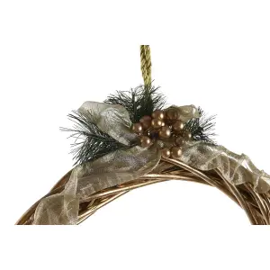 Décoration de noël couronne DKD Home Decor 30x5x30 cm 50x10x57 cm image-2