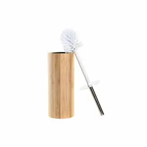 Brosse de salle de wc métal et bambou DKD Home Decor image-0