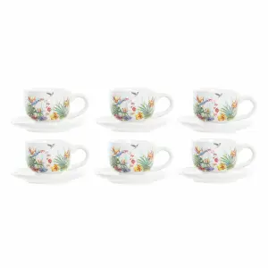 Filiżanka dolomitowa DKD Home Decor 180 ml (x6) image-0