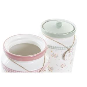 Vichy jar DKD Home Decor (x2) image-2