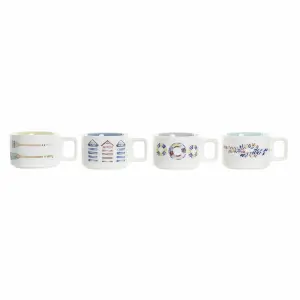 Dolomit Tasse DKD Home Decor 260 ml (x4) image-0