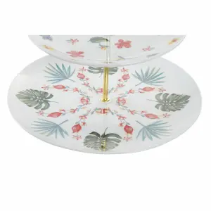 Obstkorb aus Porzellan und Metall DKD Home Decor (x12) image-1