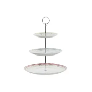 Cesta de fruta de metal y porcelana DKD Home Decor (x12) image-0
