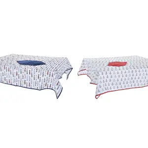 Service de linge de table DKD Home Decor 150x250x0,5 cm (x2) image-1