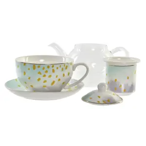 Théière verre porcelaine DKD Home Decor (x2) image-2
