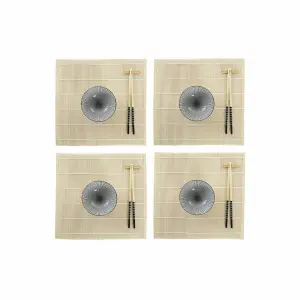 Orientalsk stentøjssæt til sushi DKD Home Decor 14,5x14,5x31 cm image-1