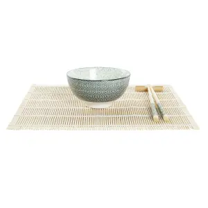 Orientalsk stentøjssæt til sushi DKD Home Decor 14,5x14,5x31 cm image-2