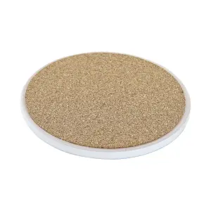 Μοντέρνα σουβέρ από δολομίτη με φελλό DKD Home Decor (x4) image-2