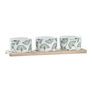 Sæt keramikservice med vinduer DKD Home Decor image-0