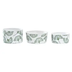 Set vaisselle grès volets tropical DKD Home Decor image-0