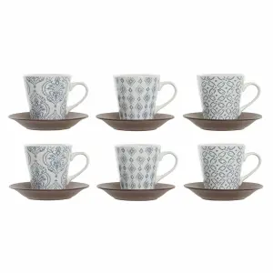 Rubberwood cup DKD Home Decor 150 ml (x6) image-0