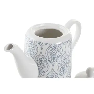 Τσαγιέρα από ξύλο καουτσούκ με γκρι χρώμα DKD Home Decor image-2