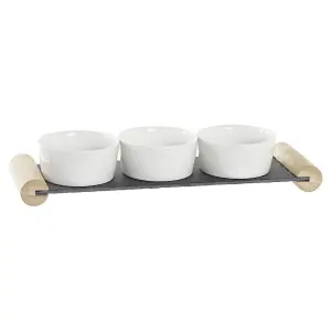 Πιατέλα ορεκτικών από ψαμμίτη DKD Home Decor image-0