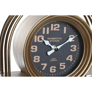 Horloge de table en verre fer DKD Home Decor Traditionnel image-1