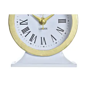 Ρολόι επιτραπέζιο από γυαλί και σίδηρο DKD Home Decor (x2) image-2