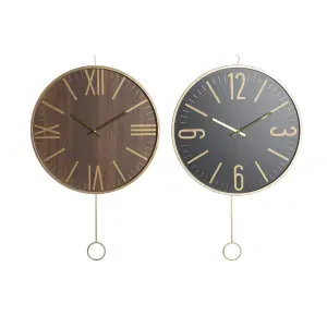 Horloge Murale DKD Home Decor 40x4x40 cm image-0
