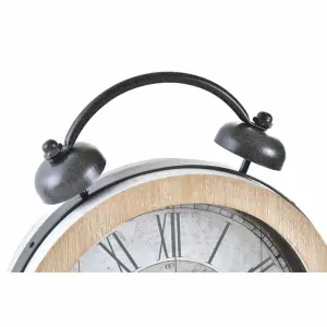 Horloge de table en fer traditionnel bois mdf DKD Home Decor (x2) image-2
