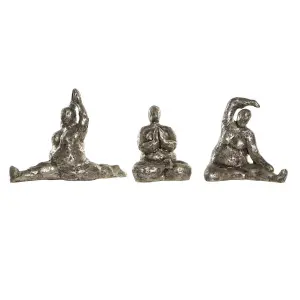 Φιγούρα γιόγκα DKD Home Decor 11x22,5x17 cm (x3) image-0
