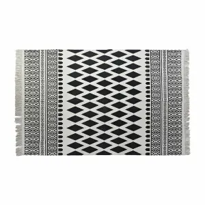 Polyester katoenen diamanttapijt DKD Home Decor image-0