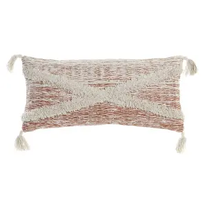 Kissen mit Fransen aus Baumwolle und Polyester DKD Home Decor image-0