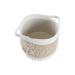 Panier de rangement coton DKD Home Decor 34x34x27 cm (x3) image-2