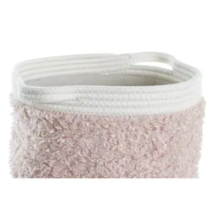 Panier de rangement coton DKD Home Decor 34x34x27 cm (x3) image-3