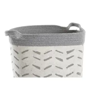 Panier de rangement coton DKD Home Decor 35x35x40 cm (x3) image-3