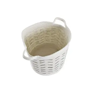 Panier de rangement coton DKD Home Decor 35x35x40 cm (x3) image-2