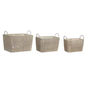 Panier de rangement DKD Home Decor 39x29x31 cm (x3) image-1