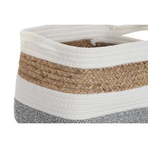 Natural fiber storage basket DKD Home Decor 36x27x27 cm (x3) image-2
