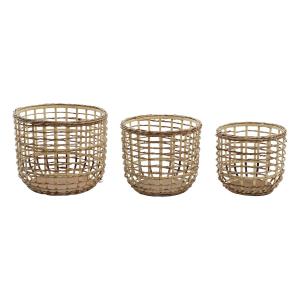 Storage basket DKD Home Decor 39x39x32 cm (x3)